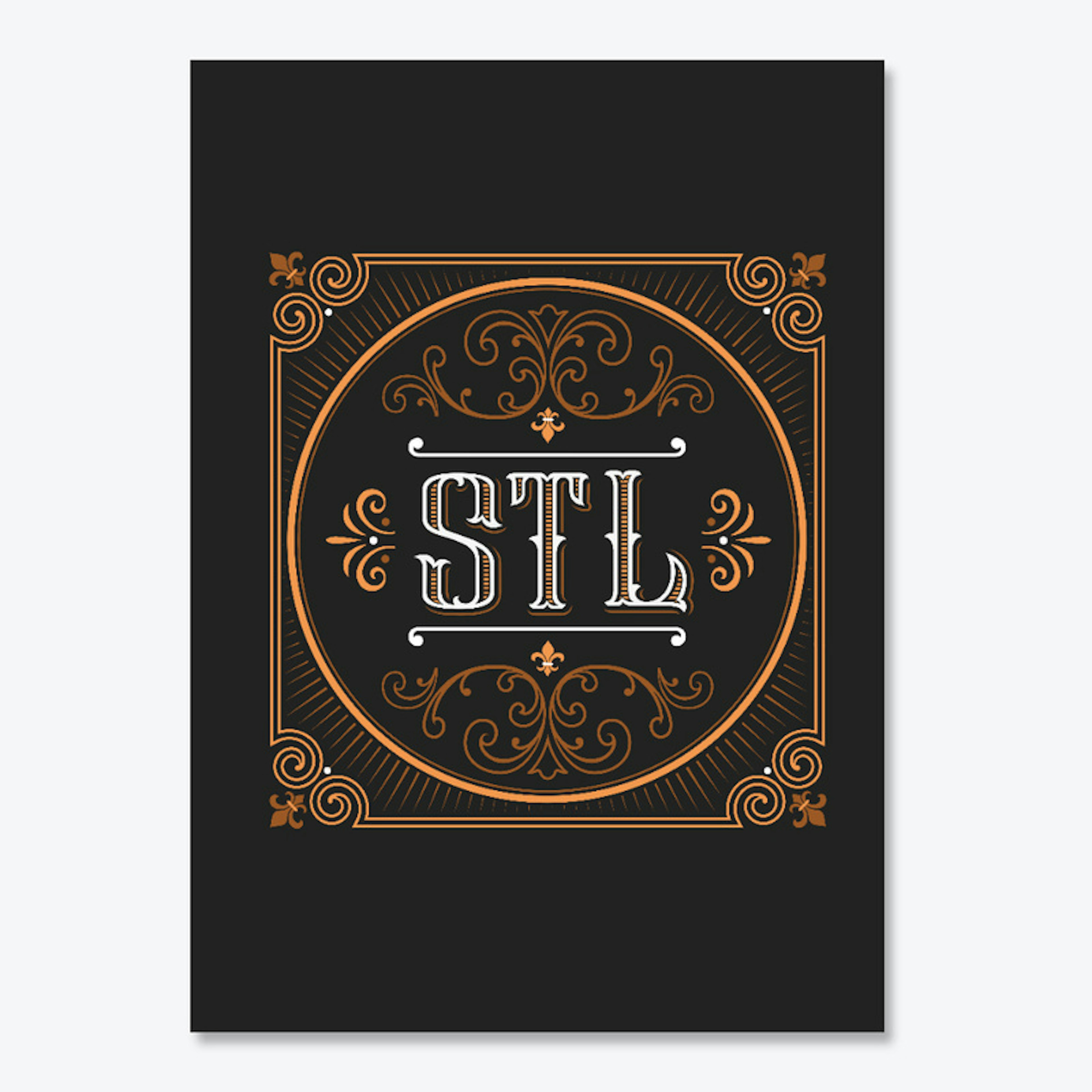 Scrolly STL with border